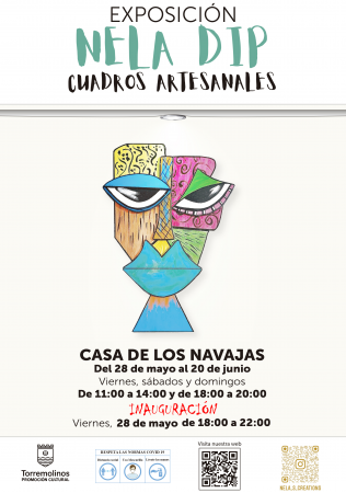 Exposición de cuadros artesanales - Nela Dip