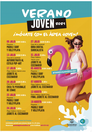 Verano Joven - Autorretrato al estilo pop-art