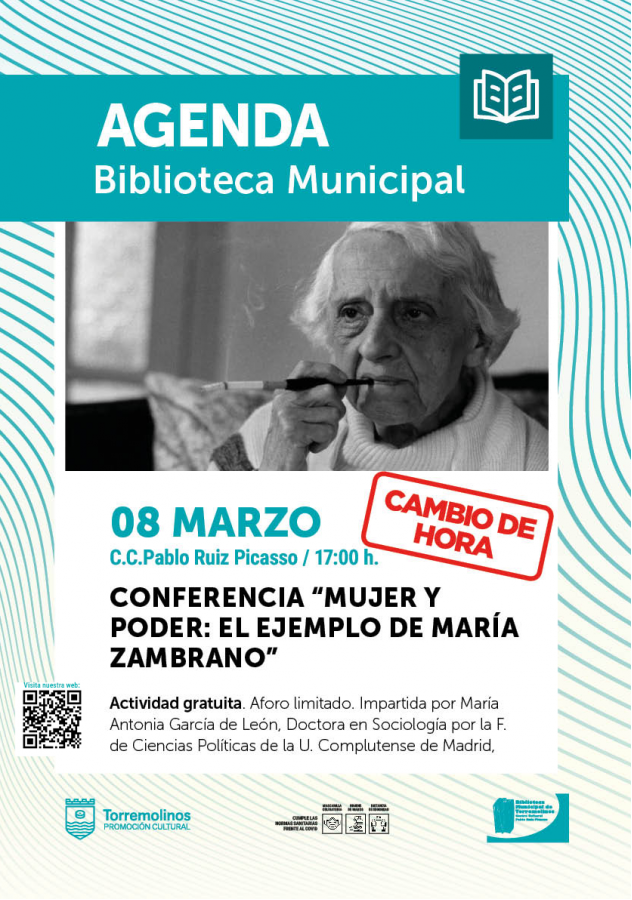 CONFERENCIA “MUJER Y PODER. EL EJEMPLO DE MARÍA ZAMBRANO”