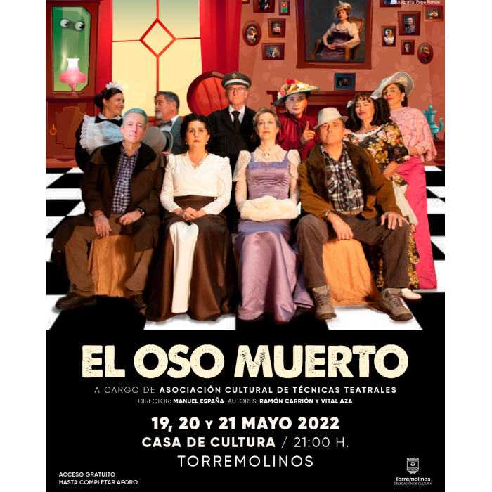 La Casa de la Cultura abre de nuevo su telón para recibir la obra 'El Oso Muerto'
