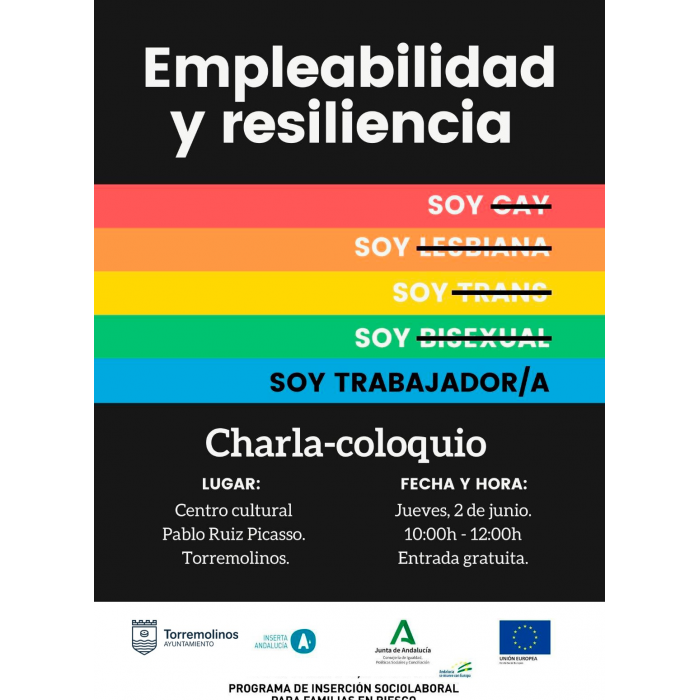 La charla-coloquio 'Empleabilidad y Resiliencia' se llevará a cabo este jueves
