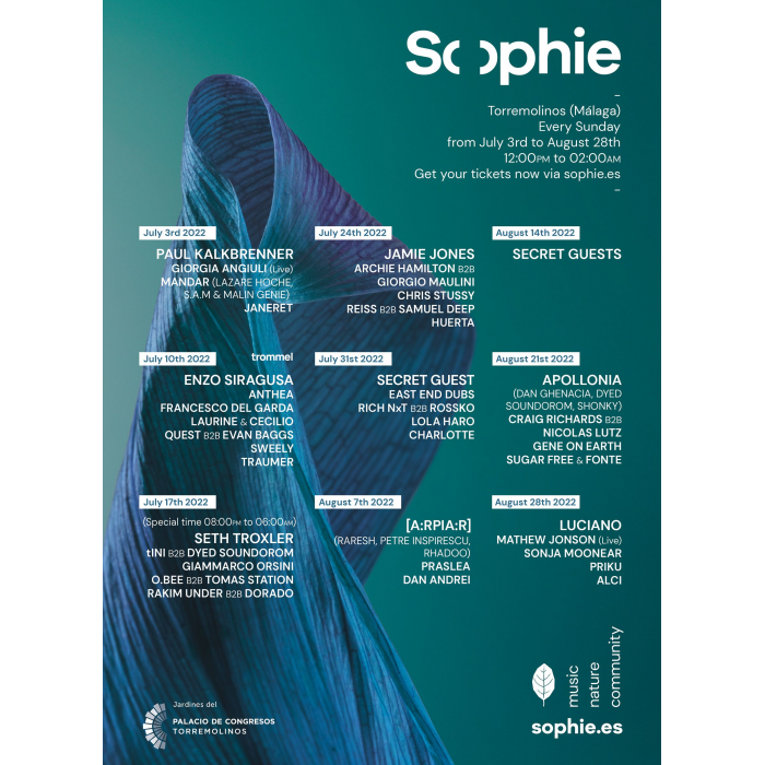 El Festival Sophie trae este verano a los mejores artistas internacionales de música electrónica
