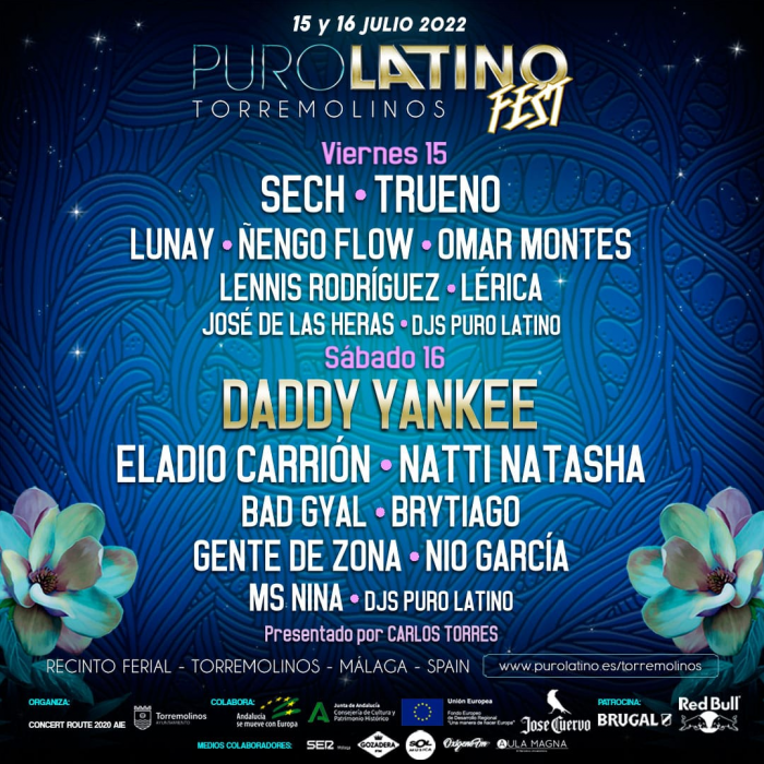 ‘Puro Latino Fest Torremolinos’ traerá a los artistas más importantes y actuales del reggaeton, trap, urban y pop latino