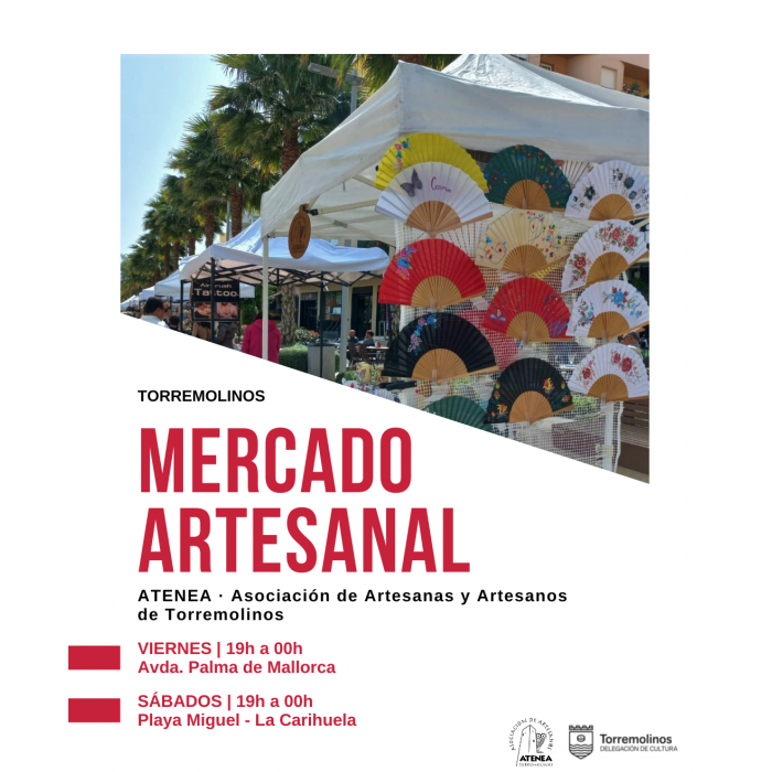 El Mercado Artesanal continúa durante los meses de verano