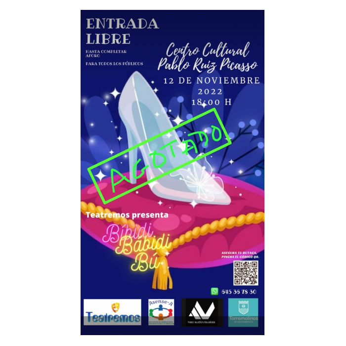 El centro cultural acoge la obra ‘Bíbidi Bábidi Bú’ en apoyo a la asociación ASENSE-A