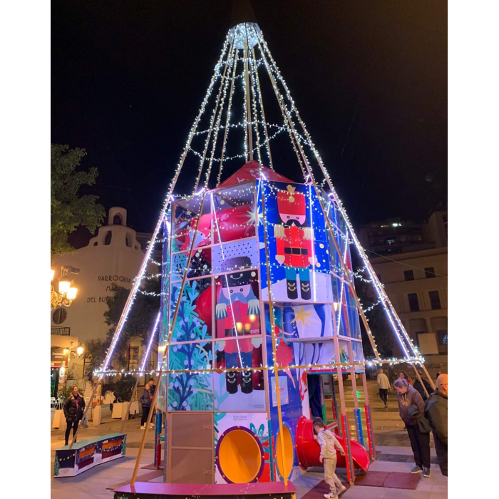 Un Árbol de los Juegos de 13 metros de altura será la atracción de los más pequeños estas navidades