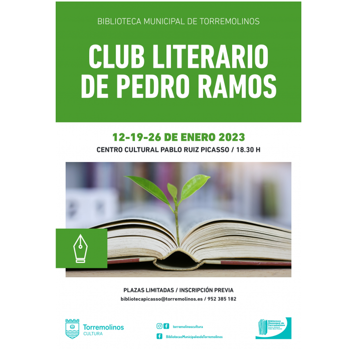 El Club Literario de Pedro Ramos continuará celebrándose cada jueves