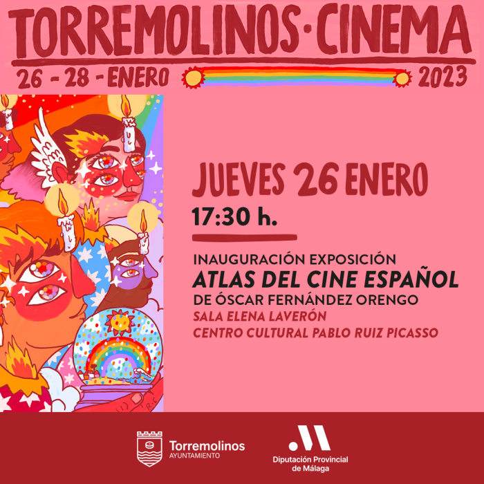 El centro cultural acoge la exposición ‘Atlas del Cine Español’ hasta el próximo 18 de febrero