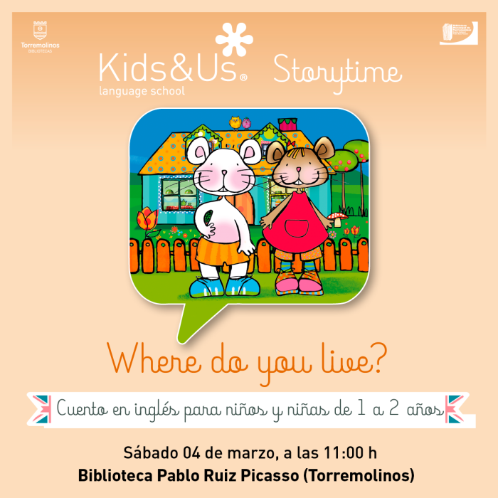 La Biblioteca Pablo Ruiz Picasso acoge un cuentacuentos infantil en inglés
