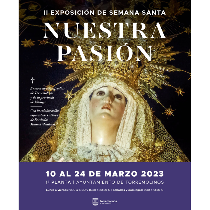 Cofradías locales y malagueñas participan en la II Exposición de Semana Santa ‘Nuestra Pasión’