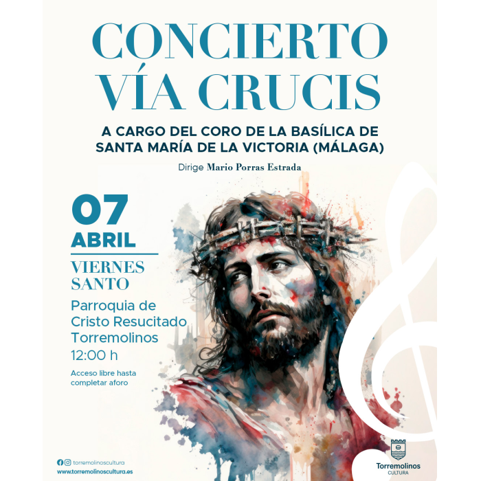 La Iglesia de Cristo Resucitado acogerá un concierto del Coro de la Basílica de Sta. María de la Victoria durante el Vía Crucis claustral