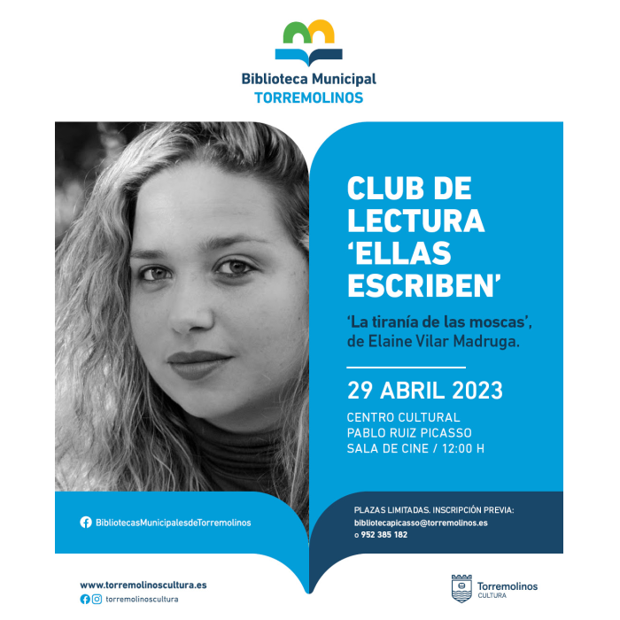 El club de lectura ‘Ellas escriben’ tendrá una nueva sesión el próximo 29 de abril