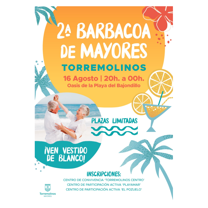 Los mayores disfrutarán de una barbacoa en el oasis de la Playa del Bajondillo