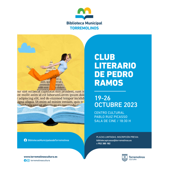El Club Literario de Pedro Ramos se retoma el próximo mes de octubre