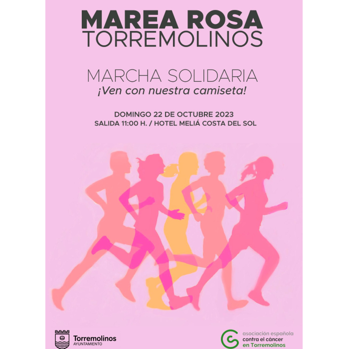 La AECC conmemora el ‘Día Mundial contra el cáncer de mama’ con una marcha solidaria en Torremolinos