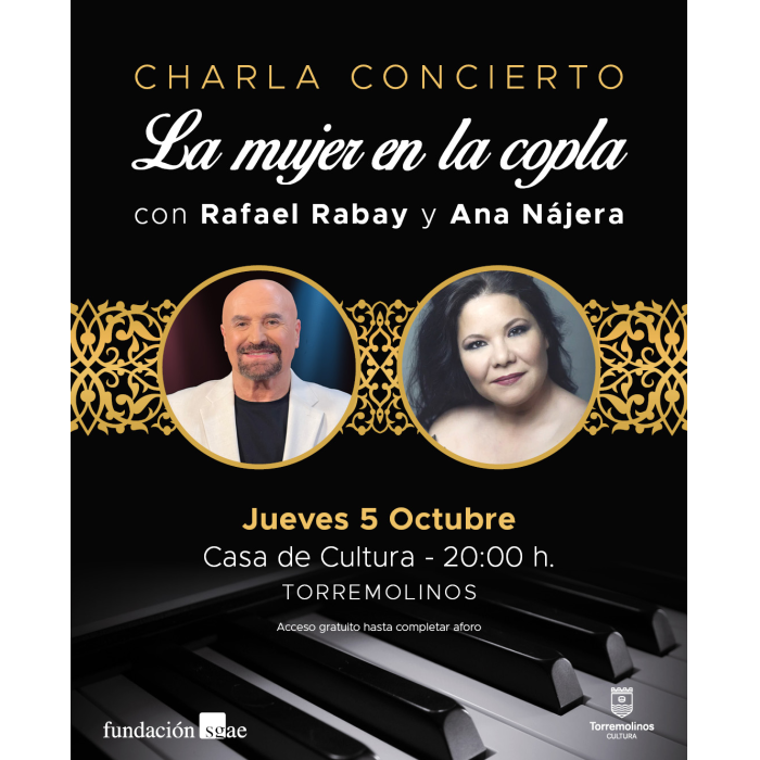 Rafael Rabay y Ana Nájera, protagonistas del espectáculo ‘La Mujer en la Copla’