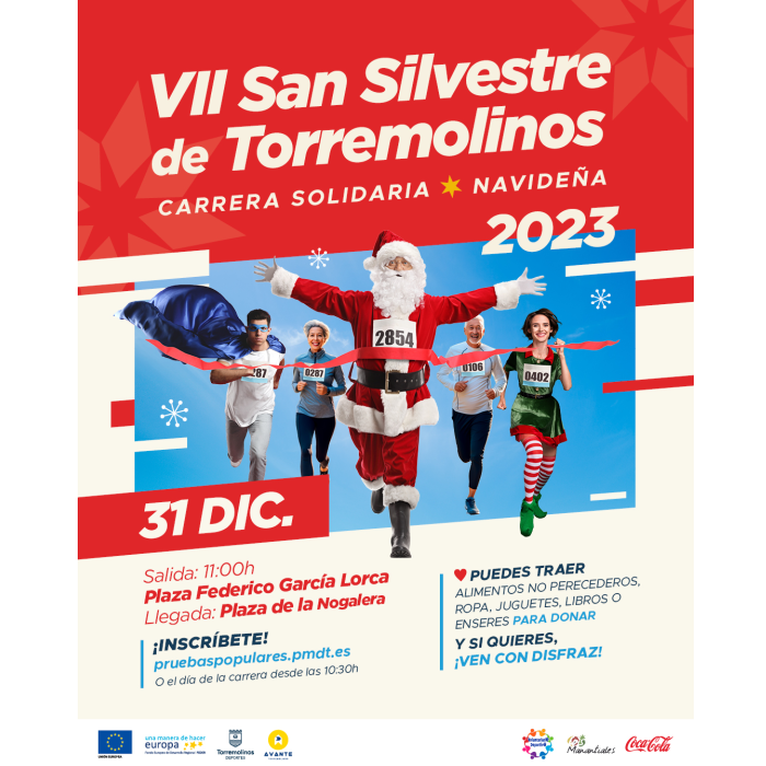 Deporte, fiesta y solidaridad para finalizar el año en la San Silvestre de Torremolinos