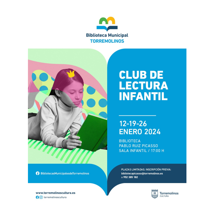 Los más pequeños podrán disfrutar del Club de Lectura Infantil durante el mes de enero
