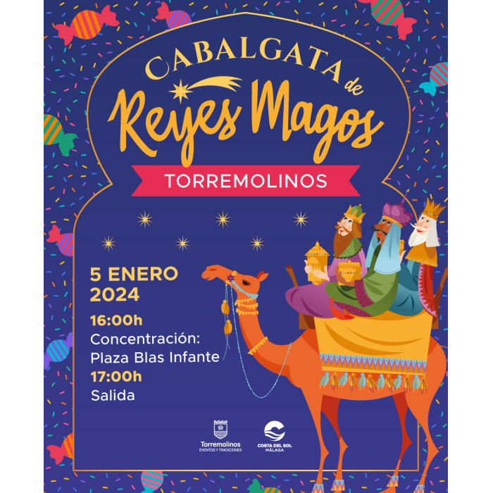 Los Reyes Magos de Oriente traerán la ilusión y la magia a Torremolinos el próximo 5 de enero