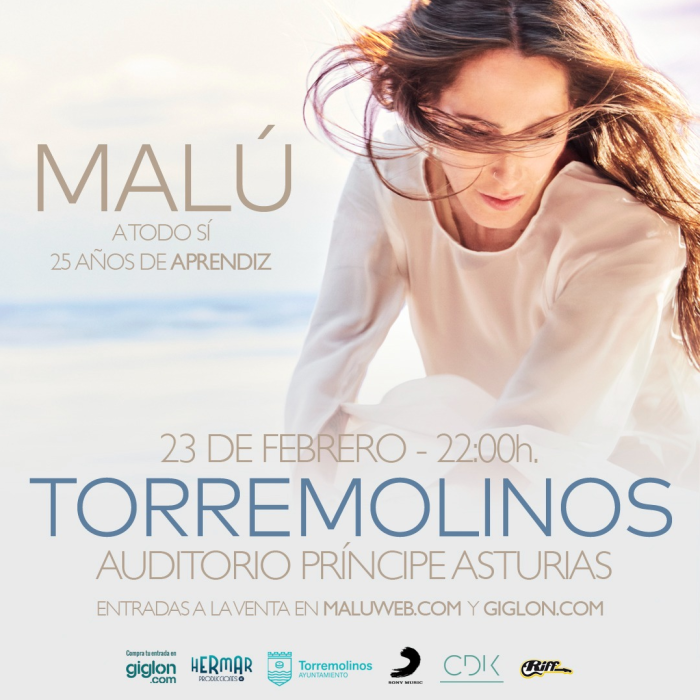 Malú celebra sus 25 años en el mundo de la música con la gira ‘A todo sí’, que hará parada en Torremolinos el 23 de febrero