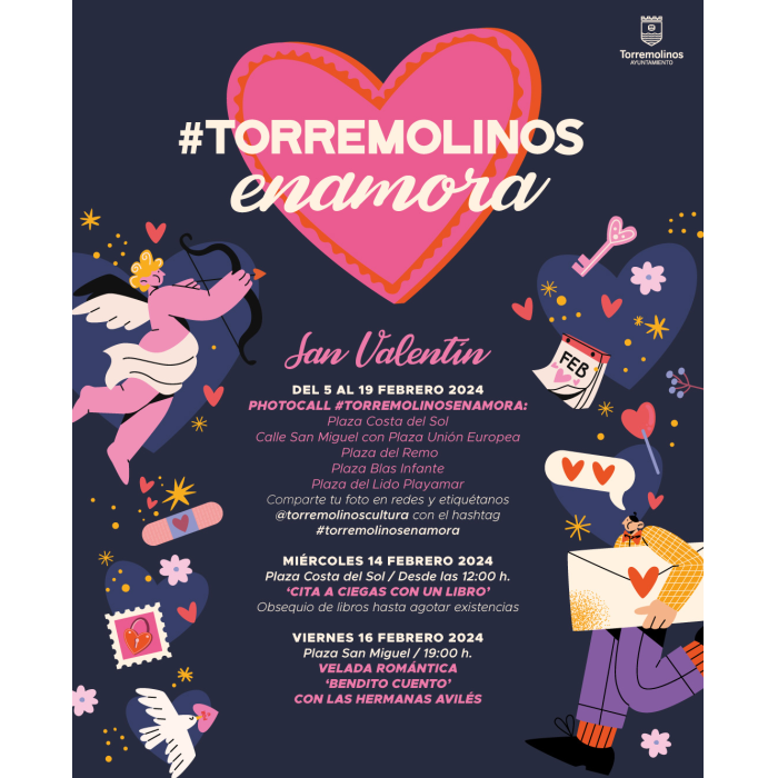 Torremolinos celebra San Valentín con diversas actividades bajo el lema ‘Torremolinos enamora’