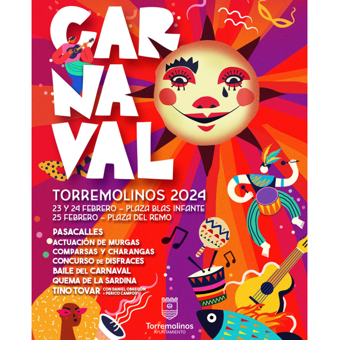 El pregonero David Delfín dará el pistoletazo de salida al Carnaval de Torremolinos el próximo 23 de febrero
