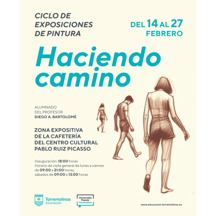 El alumnado del taller de pintura de Diego A. Bartolomé de la UPT expone sus obras en el Centro Cultural