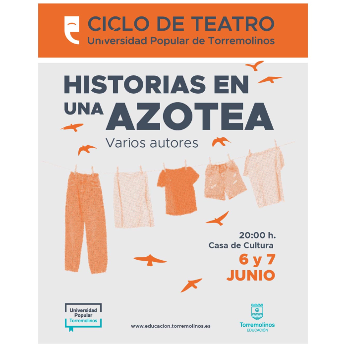 La obra ‘Historias en una azotea’ será representada por el alumnado de teatro de la Universidad Popular