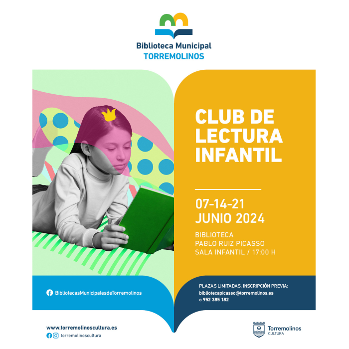 Los más pequeños podrán seguir disfrutando del Club de Lectura Infantil durante el mes de junio