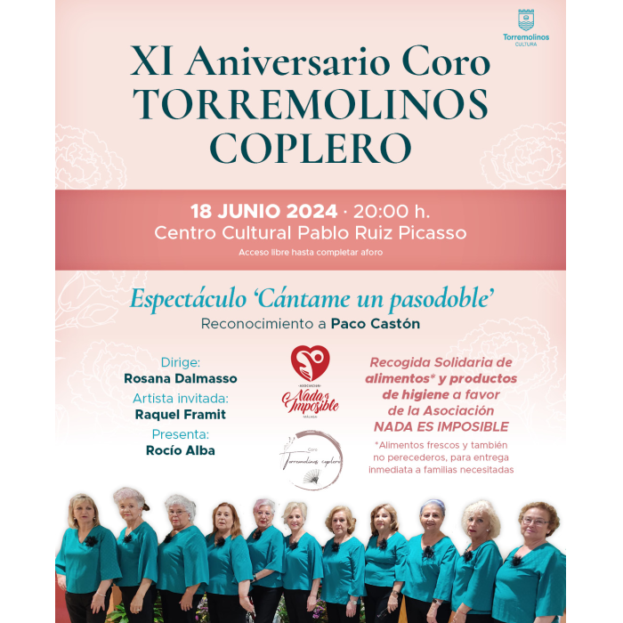 El Coro Torremolinos Coplero celebra su XI aniversario