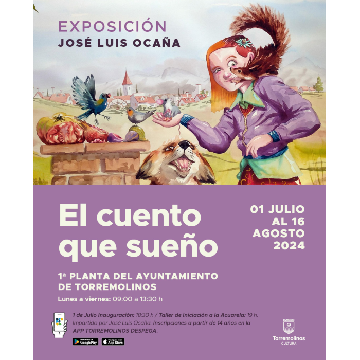 Torremolinos acoge una exposición de pinturas de José Luis Ocaña