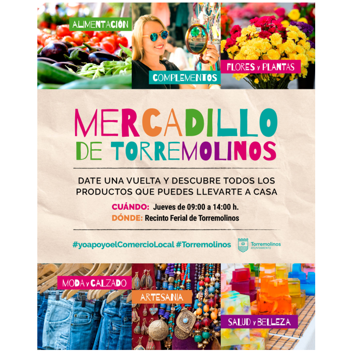 Los jueves, visita el Mercadillo de Torremolinos