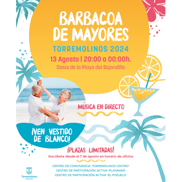 El 13 de agosto tendrá lugar una Barbacoa para Mayores