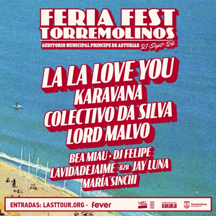 Grupos como ‘La La Love You’, ‘Karavana’ o ‘Colectivo Da Silva’ están el cartel del ‘Feria Fest Torremolinos’