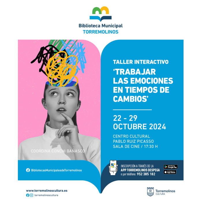 De octubre a diciembre nuevas sesiones del Taller Interactivo 'Trabajar las emociones en tiempos de cambio'