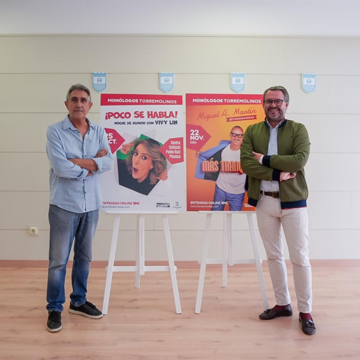 Los humoristas malagueños Vivy Lin y Miguel Ángel Martín traen sus espectáculos a Torremolinos