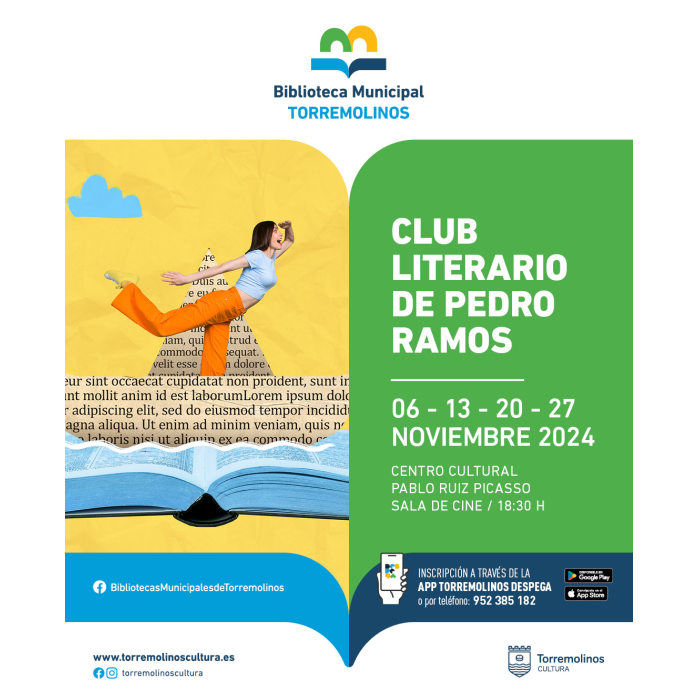 Pedro Ramos ofrece nuevas sesiones en su club literario