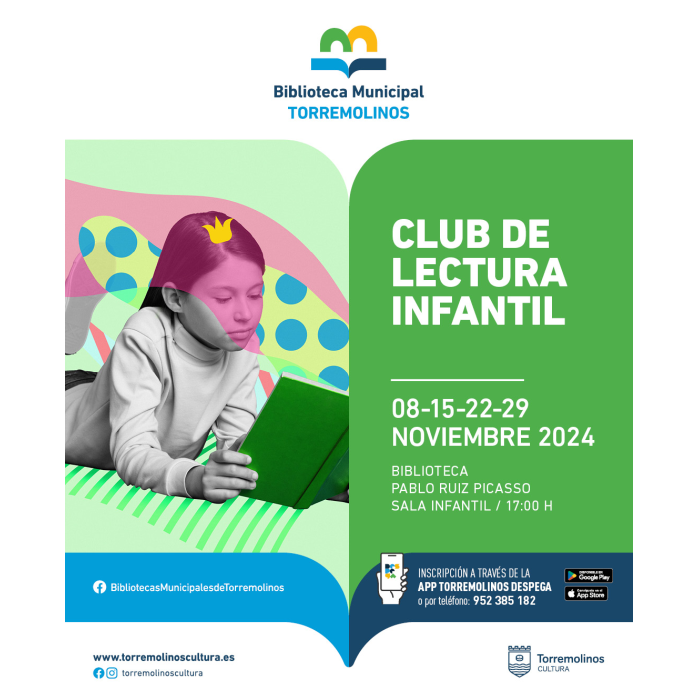 Los más pequeños podrán seguir disfrutando del Club de lectura infantil durante el mes de noviembre