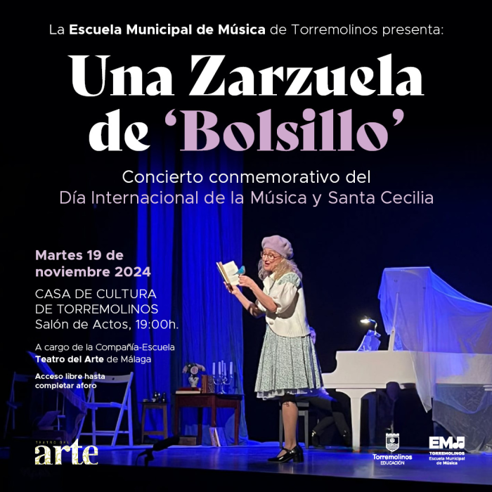 La compañía ‘Teatro del arte’ representará ‘Una zarzuela de bolsillo’ por el Día Internacional de la Música