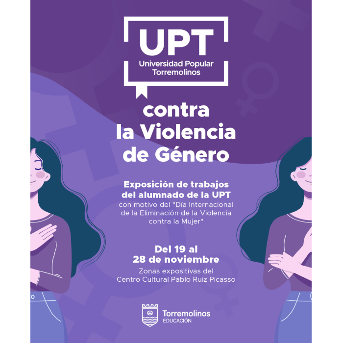 La Universidad Popular se suma al programa por el Día Internacional de la Eliminación de la Violencia Contra la Mujer con una exposición de varias disciplinas