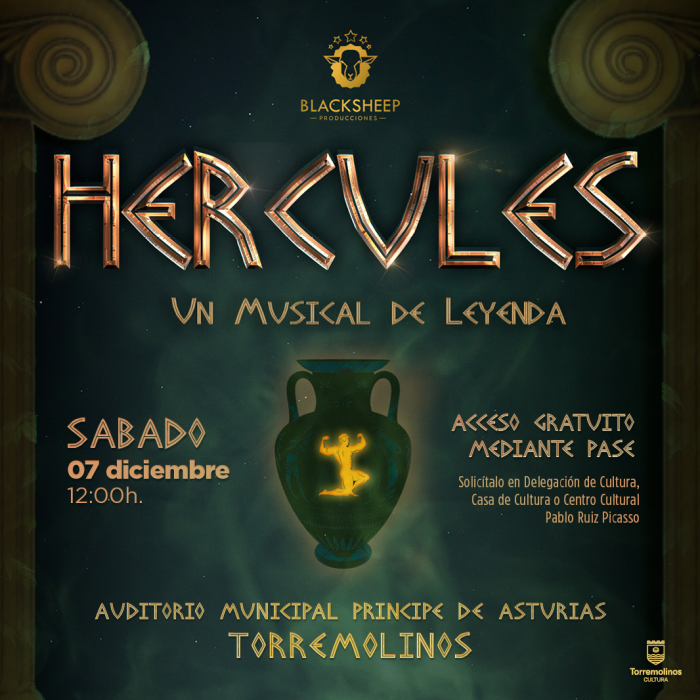El Auditorio Municipal Príncipe de Asturias acoge el musical ‘Hércules’