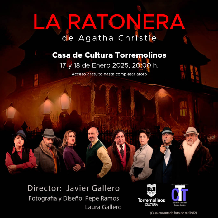 Cultural de Técnicas Teatrales representa ‘La Ratonera’ en Torremolinos