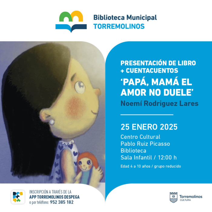 Noemí Rodríguez presenta en Torremolinos su libro infantil ‘Mamá, papá, el amor no duele’