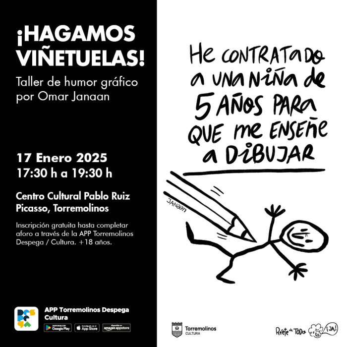 Torremolinos impulsa un taller de viñetas de humor gráfico