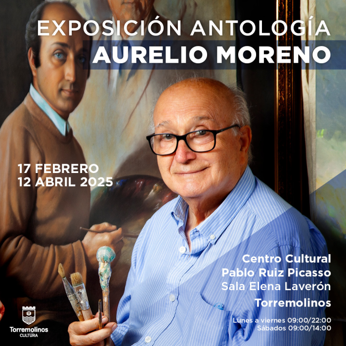 El Centro Cultural Pablo Ruiz Picasso acoge la exposición de Aurelio Moreno
