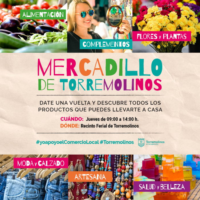 Los jueves, visita el Mercadillo de Torremolinos