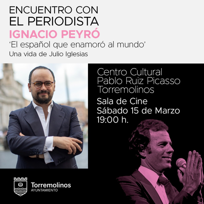 Ignacio Peyró presenta en Torremolinos 'El español que enamoró al mundo', un retrato de Julio Iglesias y una parábola de la evolución de la sociedad española