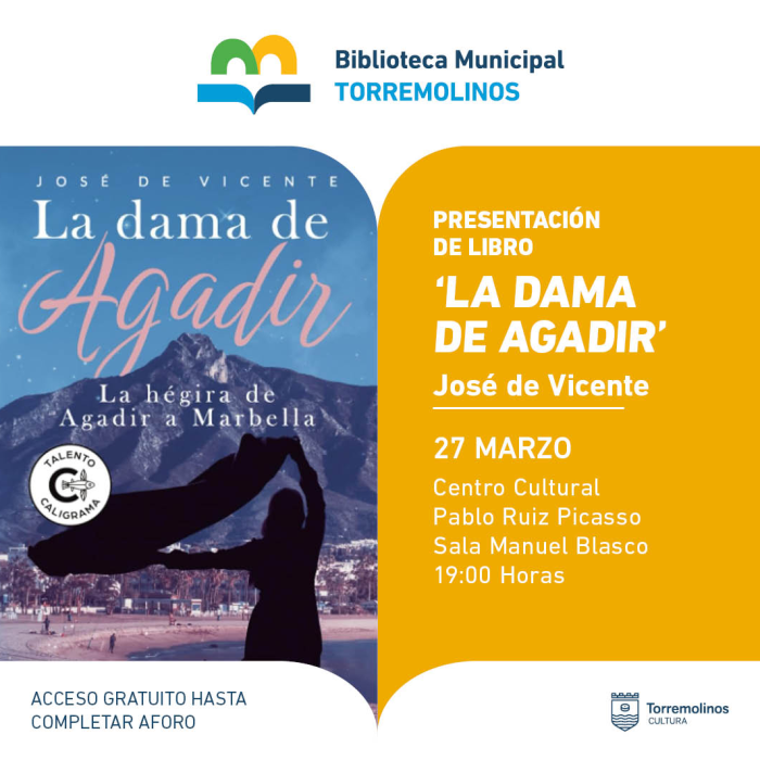 José de Vicente presenta su libro ‘La Dama de Agadir’ en Torremolinos