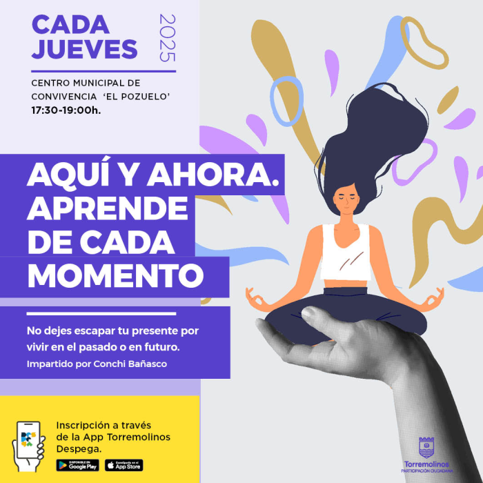 El taller motivacional ‘Aquí y ahora. Aprende de cada momento’ continúa este mes de abril