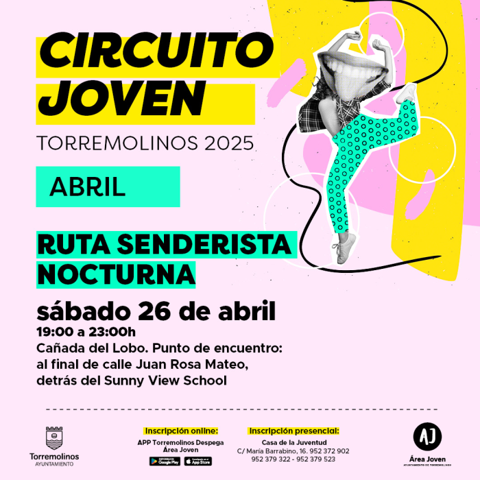 El Circuito Joven programa una ruta senderista nocturna a la Cañada del Lobo